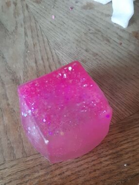 Handmade Sparkling Pink Glitter Needoh Squisjy Toy large